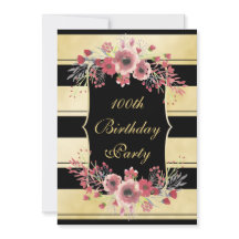 Elegante Goldstreifen Wasserfarbe 100.