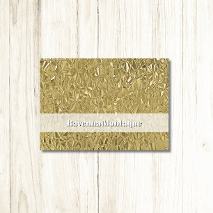 Elegante Goldtextur-Chic-Papeterie mit individuell