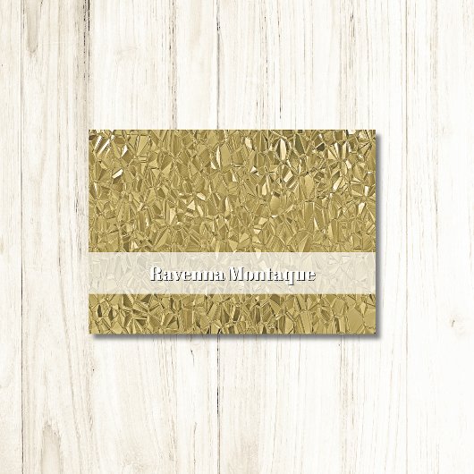 Elegante Goldtextur-Chic-Papeterie mit individuell