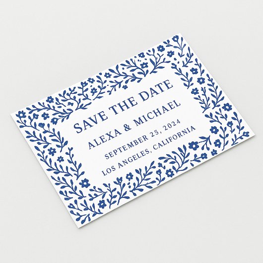 Elegante GoldWedding Save the Date Card