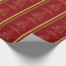 Elegante Goldweihe Geschenkpapier