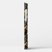 Elegante Goldweine mit Personalisiertem Namen Case-Mate iPhone Hülle (Rückseite / Links)