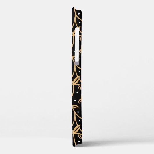 Elegante Goldweine mit Personalisiertem Namen Case-Mate iPhone Hülle (Rückseite / Links)