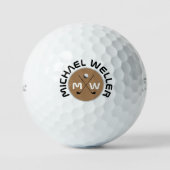 elegante Golf-Logo-Kugeln Golfball (Vorderseite)