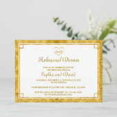 Elegante Golfregion PROBE Locarno Einladung (Stehend Vorderseite)