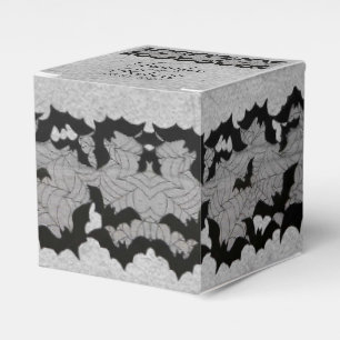 Elegante Gothic Bat Lace Posh Gastgeschenk Hochzei Geschenkschachtel