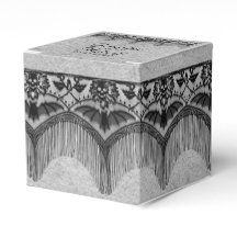 Elegante Gothic Lace Posh Gastgeschenk Hochzeit Bo