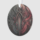 Elegante gotische Akrylverzierung Ornament (Vorderseite)