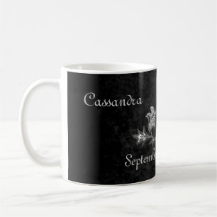 Elegante gotische Dunkle Romantik Hochzeit Kaffeetasse