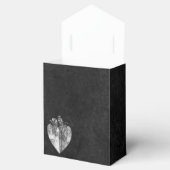 Elegante gotische Halloween-Gastgeschenk Hochzeit Geschenkschachtel (Geöffnet)