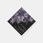 Elegante gotische Hochzeit Serviette (Ecke)