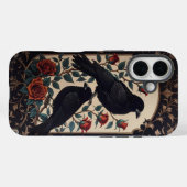 Elegante gotische Ravens mit Rose Case-Mate iPhone Hülle (Rückseite (Horizontal))