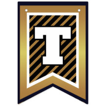 Elegante Grabungen Schwarz und Imitate Gold