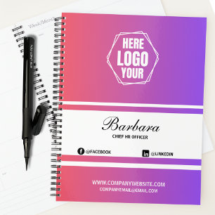 Elegante Gradient Company Brand Corporate Gift Planer