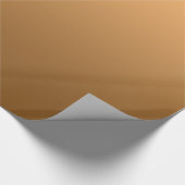 Elegante Gradient Golden Geschenkpapier (Ecke)