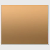 Elegante Gradient Golden Geschenkpapier (Flach)