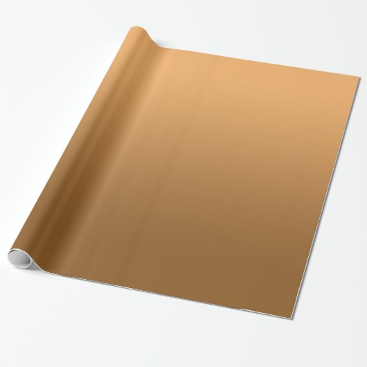 Elegante Gradient Golden Geschenkpapier (Ungerollt)