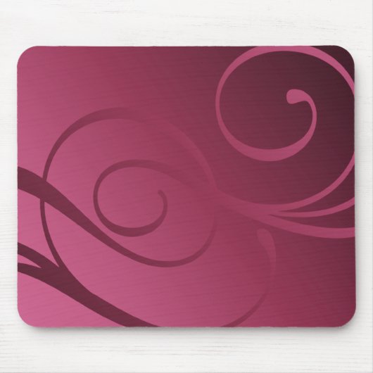 Elegante Gradient-Wirbel Mousepad (Vorne)