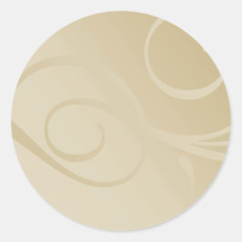 Elegante Gradient-Wirbel Runder Aufkleber