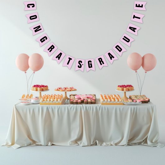 Elegante Graduate Custom Wimpelkette