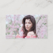 Elegante Graduate Girl Grad QR Code Einschließung Visitenkarte (Rückseite)