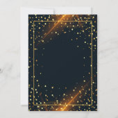 Elegante Graduation Caps Dots Graduation Party Einladung (Rückseite)