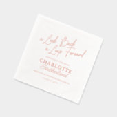 Elegante Graduierungspartei: Blick zurück und vorw Servietten Mit Folie (Links)