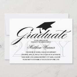 Elegante Graduierungspartei Einladung