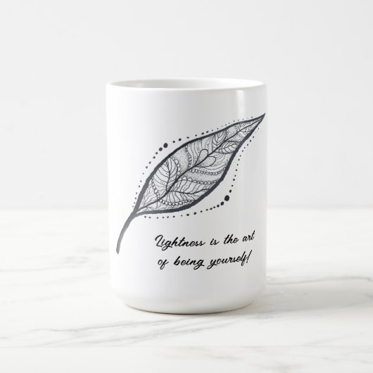 Elegante Grafik Kaffeetasse (Mittel)