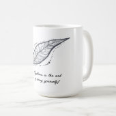 Elegante Grafik Kaffeetasse (VorderseiteRechts)