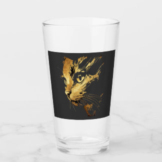 Elegante Grafik Schwarzer und goldener texturierte Glas