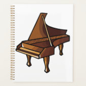 Elegante Grand Piano Musik Planer (Vorderseite)