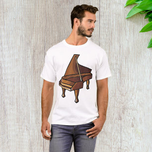 Elegante Grand Piano Musik T-Shirt
