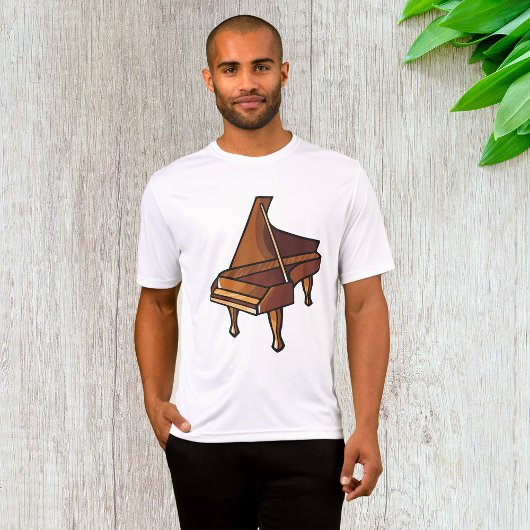 Elegante Grand Piano Musik T-Shirt