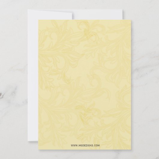 Elegante, graue Brautdusche Einladung (Rückseite)