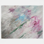 Elegante graue Fleece-Decke Fleecedecke (Vorderseite (Horizontal))