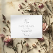 Elegante graue Hochzeit im Bouquet speichern Sie d Save The Date
