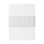 Elegante graue Initialen Einladungsbanderole (Rückseitenbeispiel)