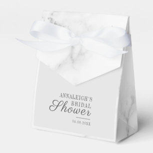 Elegante graue Marmor-Muster-Brautparty Geschenkschachtel