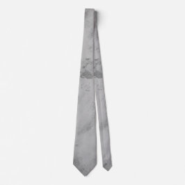 Elegante graue Marmor-Muster-Krawatte Krawatte
