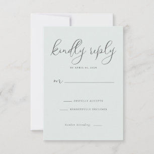 Elegante graue minimalistische Einladungen