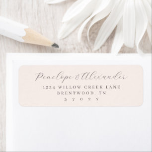 Elegante graue minimalistische Kalligrafie