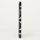 Elegante graue Mosaik Blume des Lebens Fliesenmust Case-Mate iPhone Hülle (Hinten/Rechts)