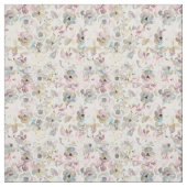 Elegante graue Rose Stoff (Muster)