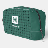 Elegante graue Toilettentasche für Mann/Vater Waschbeutel (Rechte Ecke)