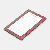 Elegante, graue und weiße Dinge zu tun Post-it Klebezettel (angewinkelt)