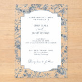 Elegante Gravur Acryleinladungen (Vorderseite)