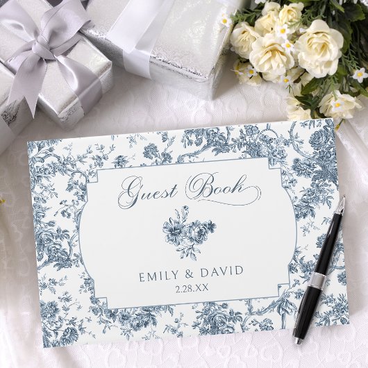 Elegante Gravur Gästebuch
