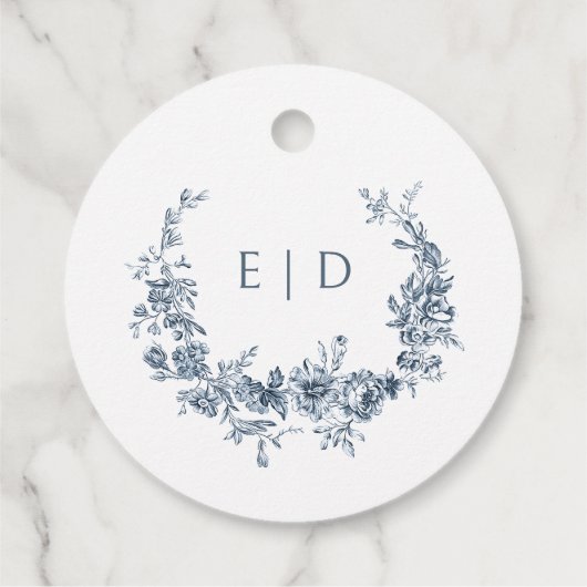 Elegante Gravur Geschenkanhänger (Rückseite)