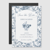 Elegante Gravur Magneteinladung (Vorne/Hinten)